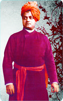 SWami Vivekananda Poster with simple backgroiund