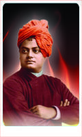 
Swami Vivekananda Poster with dark background