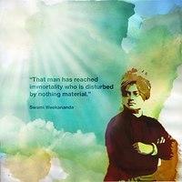 Swami Vivekananda Poster with Quote