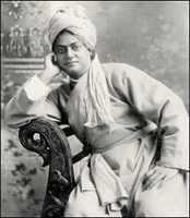 Back and White Potrait of Swami Vivekananda